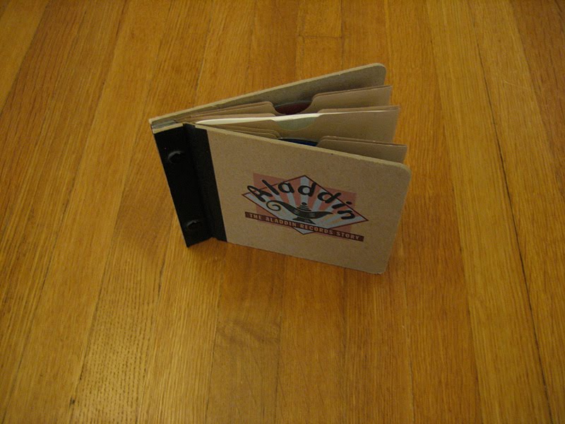 A CD packgae that mimics a book-like album of 78 RPM records