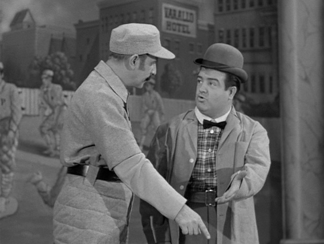 Bud Abbott and Lou Costello clarify the baseball team’s lineup