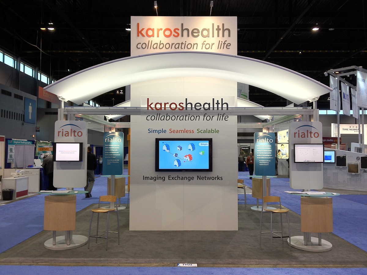 The Karos Health booth at RSNA