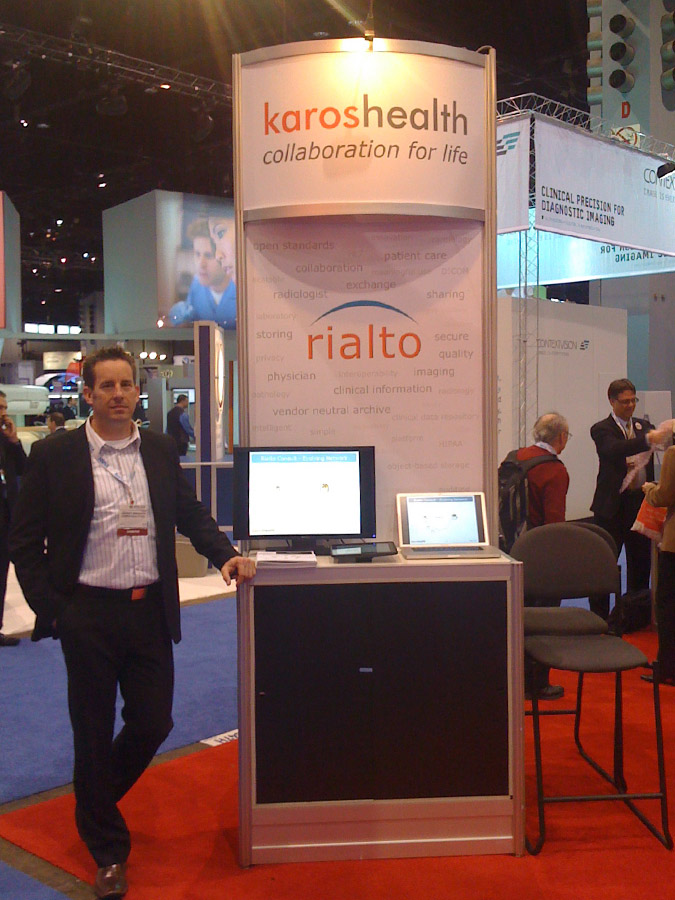 The Karos Health kiosk at RSNA